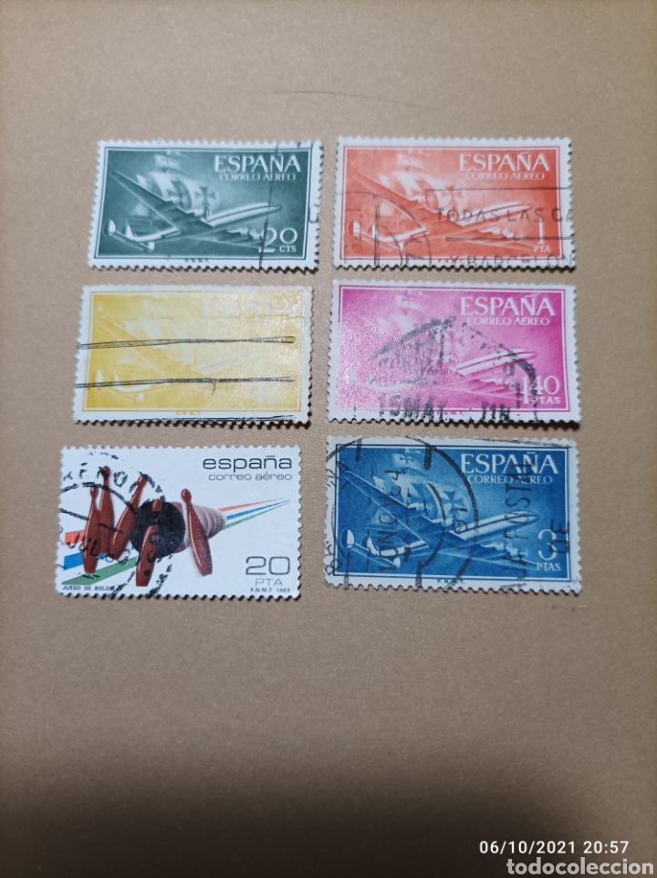Sellos: Correo a&eacute;reo - Foto 1