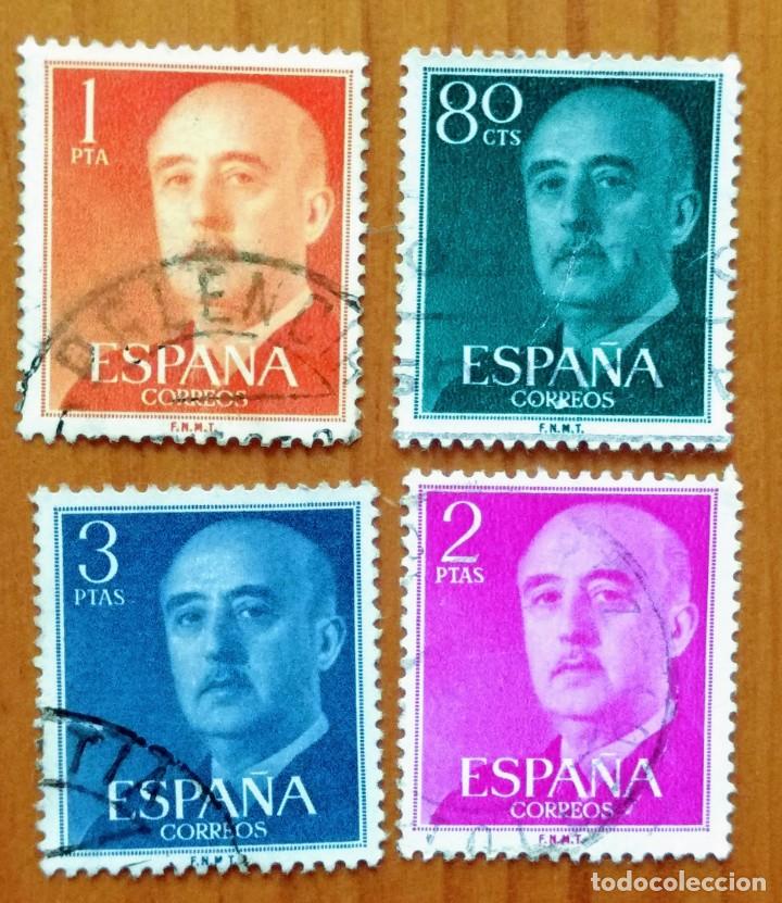Sellos: LOTE 4 SELLOS DE ESPA&Ntilde;A - FRANCO - Foto 1