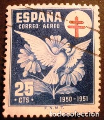 Sellos: SELLOS DE ESPA&Ntilde;A DE 1950. Pro Tuberculosos - Foto 3