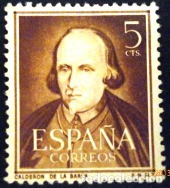 Sellos: SELLOS DE ESPA&Ntilde;A DE 1950. Literatos - Foto 1