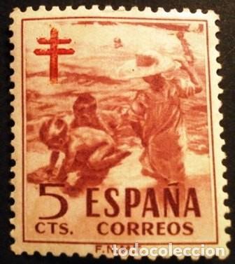 Sellos: SELLOS DE ESPA&Ntilde;A DE 1951. Pro Tuberculosos - Foto 1