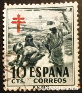 Sellos: SELLOS DE ESPA&Ntilde;A DE 1951. Pro Tuberculosos - Foto 2