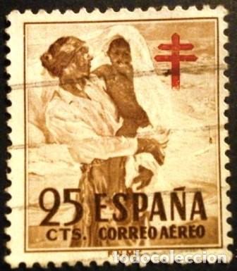 Sellos: SELLOS DE ESPA&Ntilde;A DE 1951. Pro Tuberculosos - Foto 3
