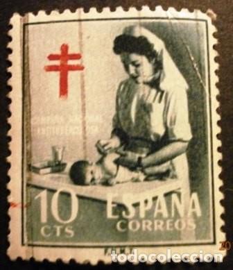 Sellos: SELLOS DE ESPA&Ntilde;A DE 1953. Pro Tuberculosos - Foto 2