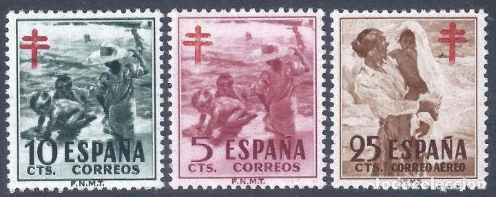 EDIFIL 1103-1105 PRO TUBERCULOSOS 1951 (SERIE COMPLETA). MLH. (Sellos - España - II Centenario De 1.950 a 1.975 - Nuevos)