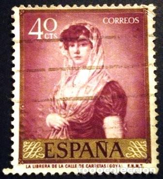 Sellos: SELLOS DE ESPA&Ntilde;A DE 1958. Goya - Foto 2