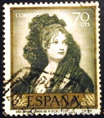 Sellos: SELLOS DE ESPA&Ntilde;A DE 1958. Goya - Foto 4