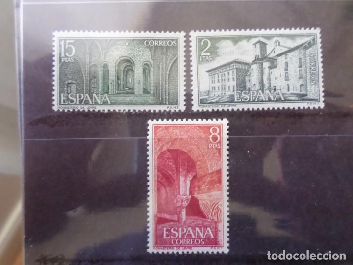 Sellos: +1974, monasterio de leyre, edifil 2229/31 - Foto 1