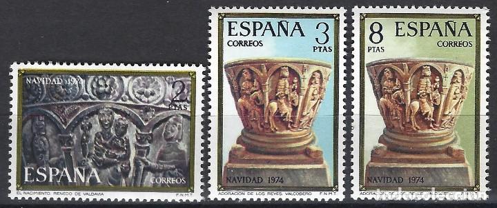 Stamps: ESPA&Ntilde;A 1974. EDIFIL 2217/2219. SERIE COMPLETA &rdquo;NAVIDAD&rdquo;. MNH***