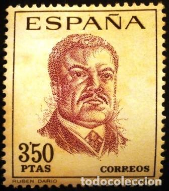 Sellos: SELLOS DE ESPA&Ntilde;A DE 1967. Centenarios de celebridades - Foto 3