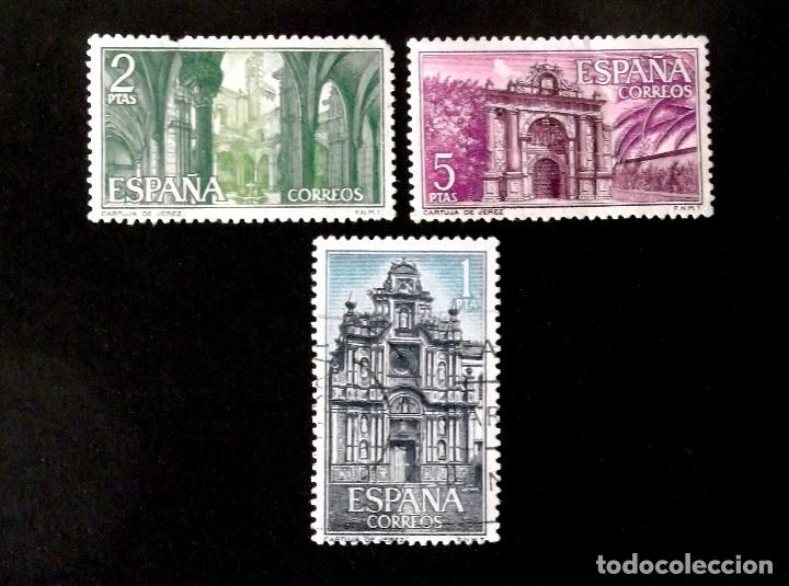 Sellos: 1761-63, SERIE USADA. JEREZ. - Foto 1