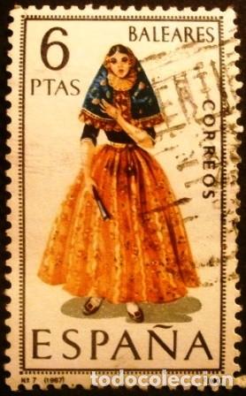 Sellos: SELLOS DE ESPA&Ntilde;A DE 1967. Trajes t&iacute;picos espa&ntilde;oles - Foto 5