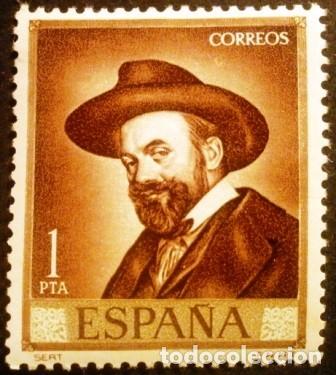 Sellos: SELLOS DE ESPA&Ntilde;A DE 1966. Jos&eacute; M.&ordf; Sert - Foto 5