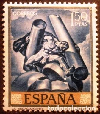 Sellos: SELLOS DE ESPA&Ntilde;A DE 1966. Jos&eacute; M.&ordf; Sert - Foto 6