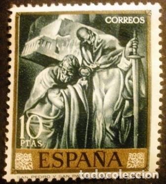 Sellos: SELLOS DE ESPA&Ntilde;A DE 1966. Jos&eacute; M.&ordf; Sert - Foto 10