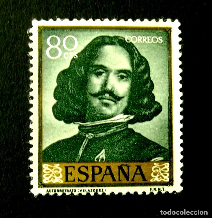 Sellos: 1243, SELLO USADO, SIN MATASELLAR. VEL&Aacute;ZQUEZ. - Foto 1
