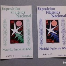 Sellos: ESPAÑA - 1958 - EDIFIL 1222/1223 - SERIE COMPLETA - MNH** - NUEVAS - VALOR CATALOGO 84€.. Lote 311423423