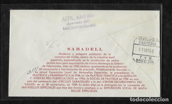 Sellos: 1960.- SABADELL A BARCELONA - Foto 2
