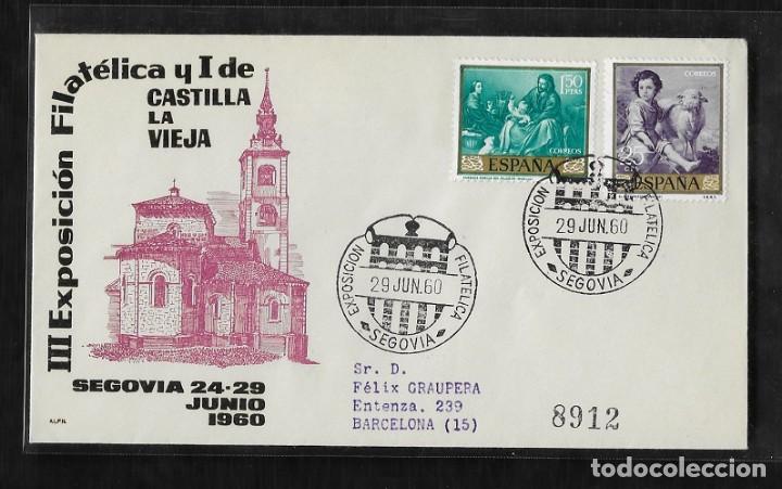 Sellos: 1960.- SEGOVIA A BARCELONA - Foto 1