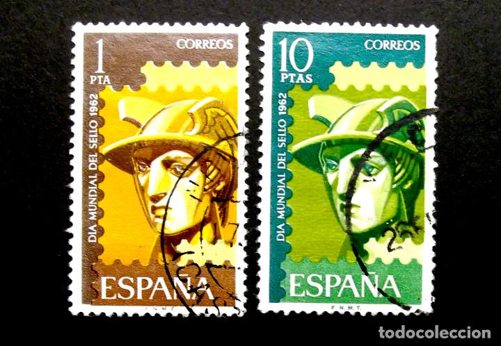 Sellos: 1432 Y 1433, USADOS. D&Iacute;A DEL SELLO. - Foto 1
