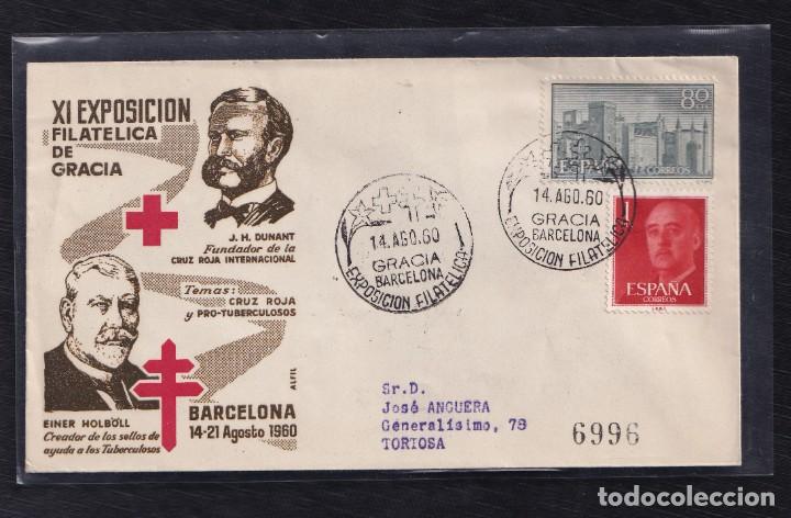 Sellos: 1960.- BARCELONA A TORTOSA (TARRAGONA) - Foto 1