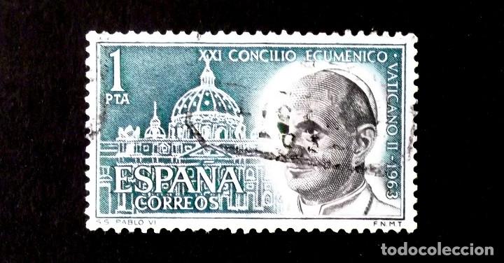 Sellos: 1540, SERIE USADA. VATICANO II. - Foto 1
