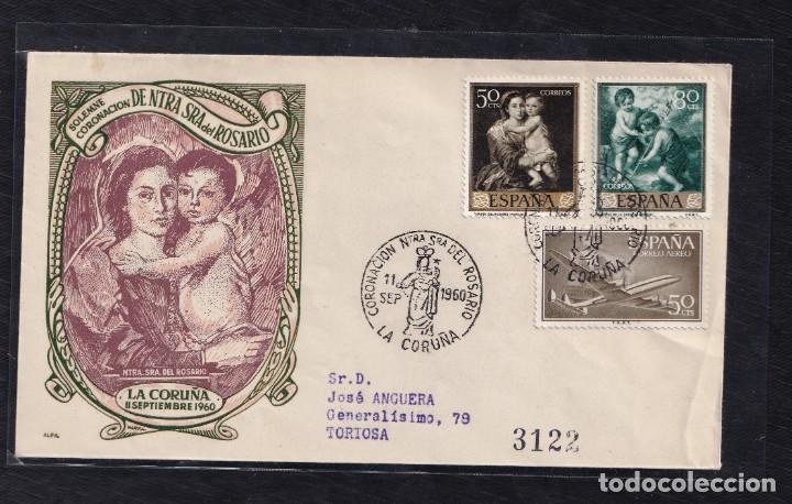 Sellos: 1960.- LA CORUNA A TORTOSA (TARRAGONA) - Foto 1