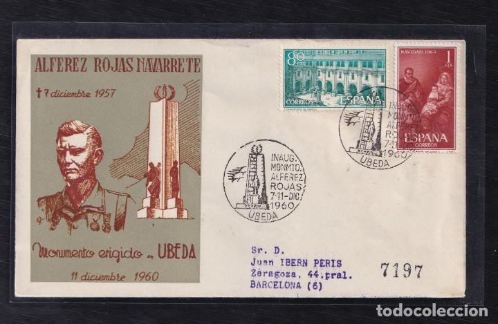 Sellos: 1960.- UBEDA (JAEN) A BARCELONA - Foto 1