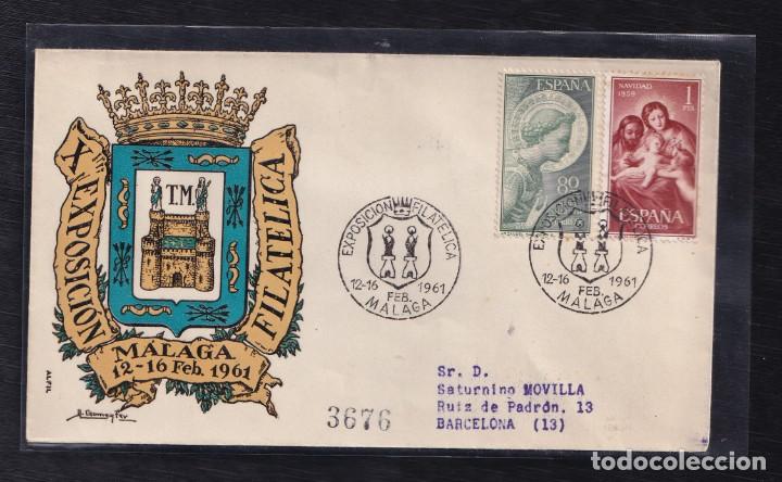 Sellos: 1961.- MALAGA A BARCELONA - Foto 1