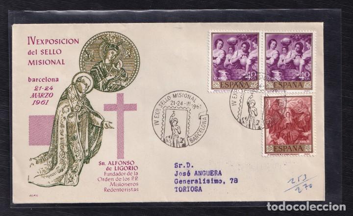 Sellos: 1961.- BARCELONA A TORTOSA (TARRAGONA) - Foto 1
