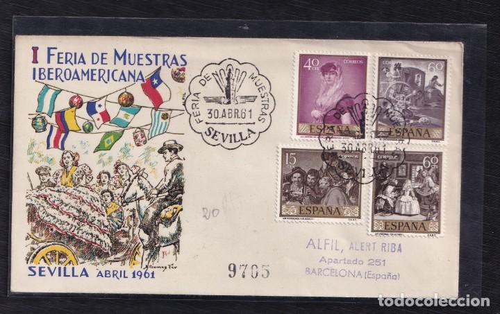 Sellos: 1961.- SEVILLA A BARCELONA - Foto 1