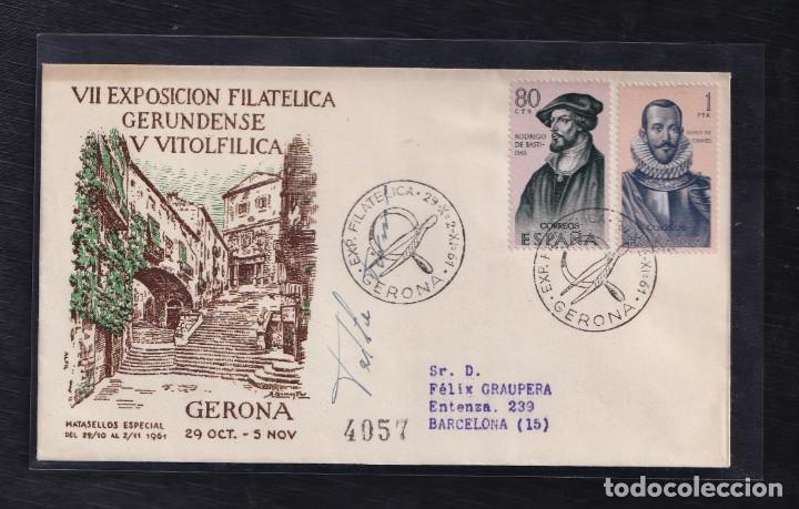 Sellos: 1961.- GERONA A BARCELONA - Foto 1