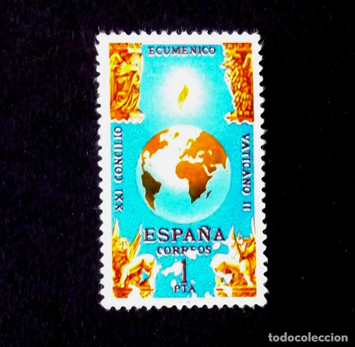 Sellos: 1695, SERIE USADA, SIN MATASELLAR. VATICANO II. - Foto 1