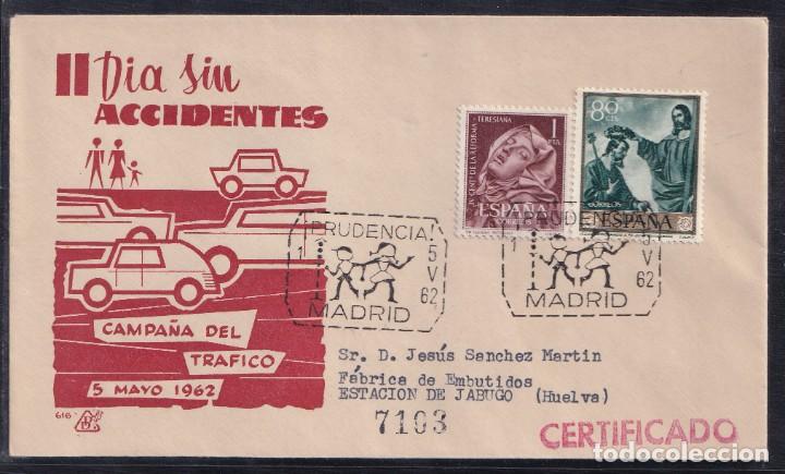 Sellos: 1962.- MADRID A JABUGO (HUELVA) - Foto 1