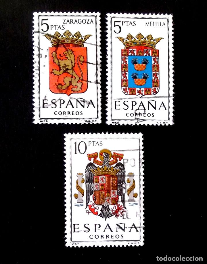 Sellos: 1701 1703 Y 1704. ESCUDOS. - Foto 1