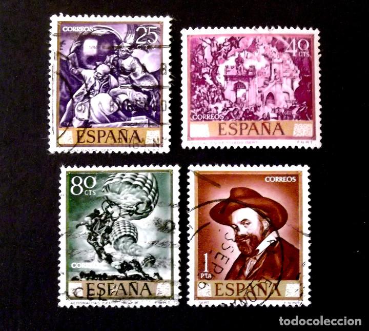 Sellos: 1710 1711 1713 Y 1714, USADOS. SERT. - Foto 1