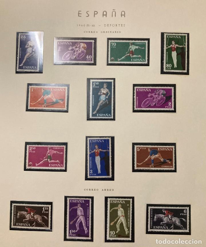 Stamps: DEPORTES 1960 SIN MARCA FIJA SELLO EDIFIL 1306 AL 1319 SERIE COMPLETA 14 VALORES