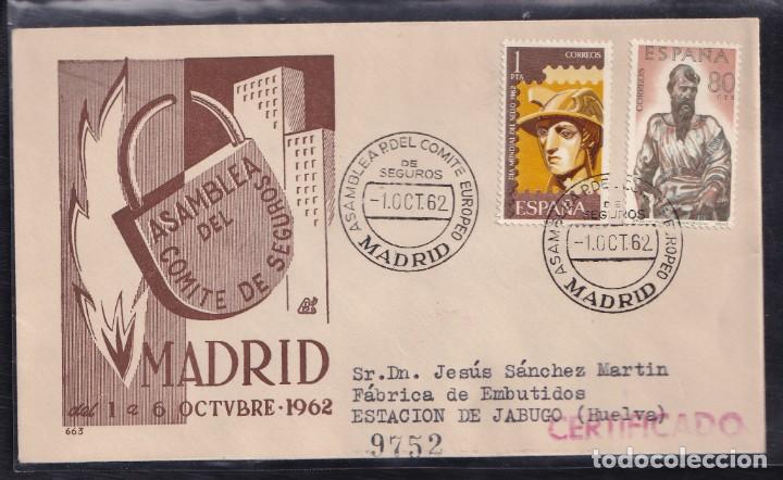 Sellos: 1962.- MADRID A JABUGO (HUELVA) - Foto 1