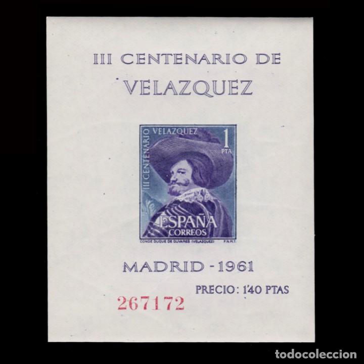 Stamps: 1961 III.Cent.Velazquez.1p MNH.Edifil.1345.