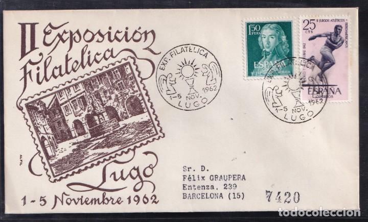 Sellos: 1962.- LUGO A BARCELONA - Foto 1