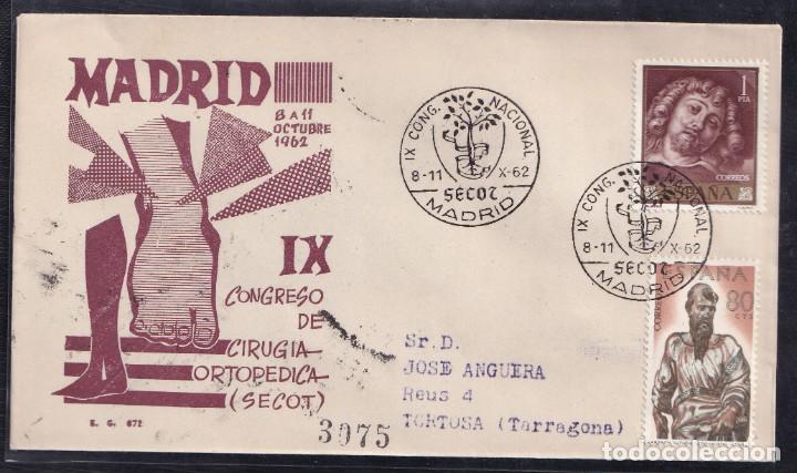 Sellos: 1962.- MADRID A TORTOSA (TARRAGONA) - Foto 1