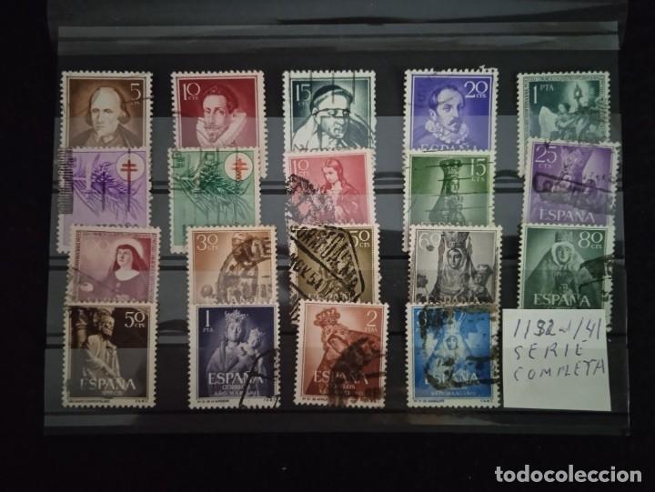 Sellos: ESPA&Ntilde;A SERIE COMPLETA A&Ntilde;O 1950. - Foto 1