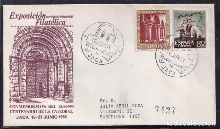 Sellos: 1963.- JACA (HUESCA) A BARCELONA - Foto 1
