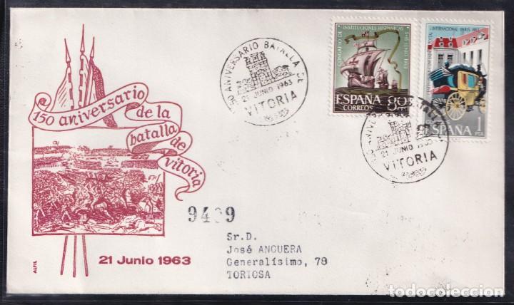Sellos: 1963.- VITORIA A TORTOSA (TARRAGONA) - Foto 1