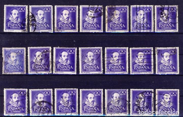 Selos: ESPA&Ntilde;A.- 1953.- LITERATOS.- RUIZ DE ALARC&Oacute;N.- ED.1074- USADOS.- (3)