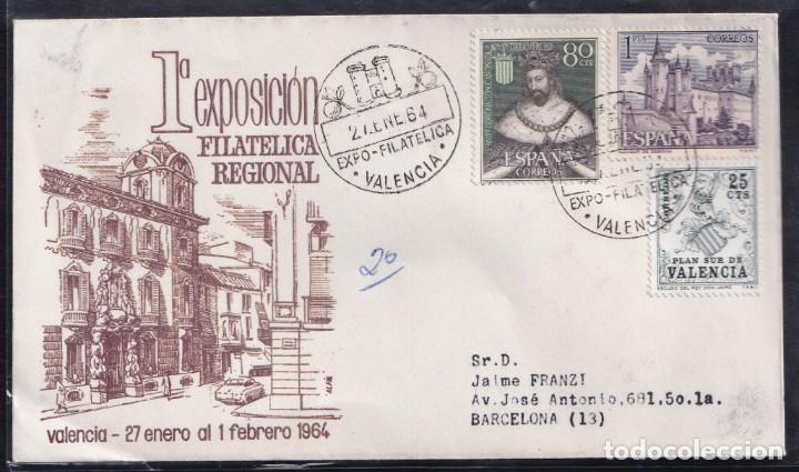 Sellos: 1964.- VALENCIA A BARCELONA - Foto 1