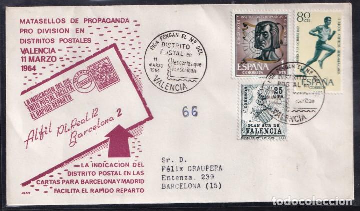 Sellos: 1964.- VALENCIA A BARCELONA - Foto 1