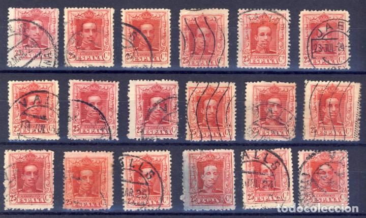 Selos: 1922-1930.-ALFONSO XIII.-25 C&Eacute;NTIMOS.-TIPO I.-ED.317 .- (1)