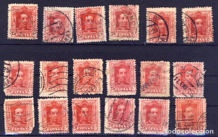 Selos: 1922-1930.-ALFONSO XIII.-25 C&Eacute;NTIMOS.-TIPO I.-ED.317 .- (7)