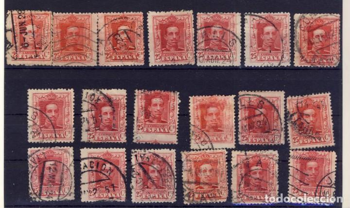 Briefmarken: 1922-1930.-ALFONSO XIII.-25 C&Eacute;NTIMOS.-TIPO I.-ED.317 .- (9)